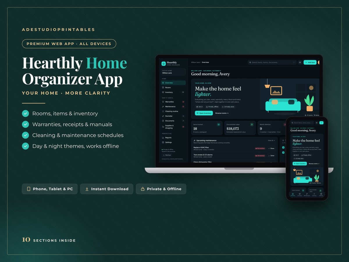 Home organizer app cover